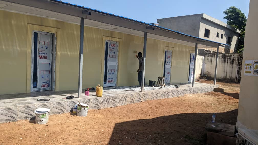 Bureaux annexes SSECQU réalisés par LOGIMAT Préfab